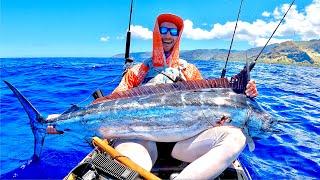 This Marlin Won The Tournament | Hawaii Kayak Fishing | Jigging