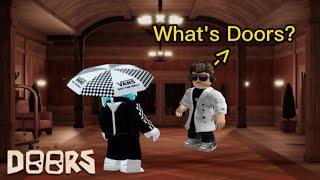Playing Roblox Doors with a NOOB