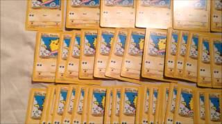 Pokemon: Huge Surfing Pikachu Promo Collection! Over 50+ Cards!