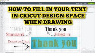 How to fill in writing on Cricut - Stop writing bubble letters - Solid letters in design space