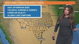 Saharan Dust in North Texas: Why the skies will look hazy