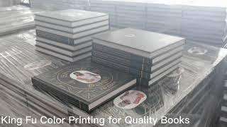 Oversea hardcover cookbook printing bulk book printing in China