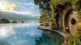 Relaxing Hobbit Infinity Pool Experience - Cozy Retreat in The Shire / Summer Sound / Relax & Unwind