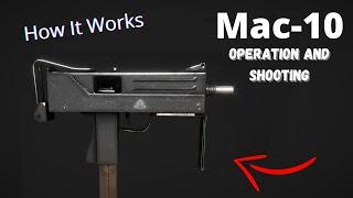 How Ingram MAC-10 Works. Animation Of Operation Of MAC-10, How It Works