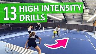 13 Intense Tennis Drills For Advanced Players  Best Excercises for Footwork, Agility, Endurance