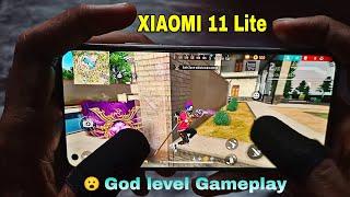 XIAOMI 11 Lite 5G First Handcam Gameplay Solo Ranked Push Season 35 Free fire 