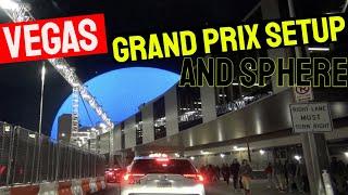 Las Vegas Grand Prix Setup with Spa Guy & Trey! Exploring the Race Scene & Las Vegas Sphere