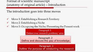 writing scientific manuscript   introduction  Ahmed Ali Hassan, MD