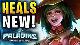 NEW REI DOUBLE HEAL TALENT! - Paladins Gameplay Build