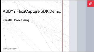 ABBYY FlexiCapture SDK Demo: Parallel Processing