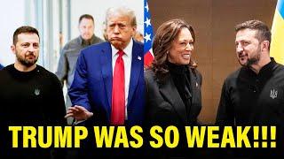 Trump Gets PUT TO SHAME by Kamala on WORLD STAGE