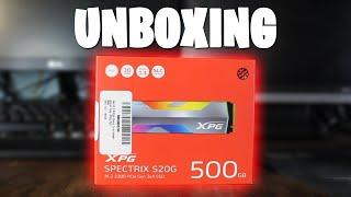 Unboxing SSD M.2 SPECTRIX S20G 500GB