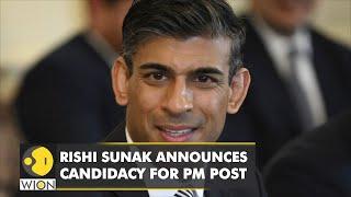 Who will be the next UK PM? Rishi Sunak announces candidacy for PM post | English News | WION