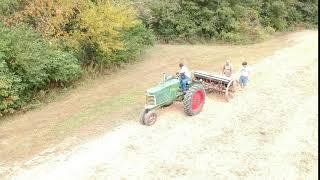 working ground with Oliver 77 and an Oliver superior grain drill for the 2021 FARM club show