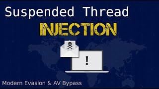 Using Suspended Thread Injection to Bypass Detection