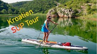 SUPscout on Tour in Kroatien - Winnetou, Delphine und SUP