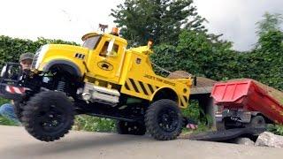 BRUDER TRUCKS for Kids  RC Tow Truck MACK Truck  HEAVY DUTY ACTION  children play