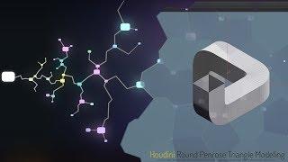 Houdini | Penrose Triangle | Modeling and Rendering the comp elements