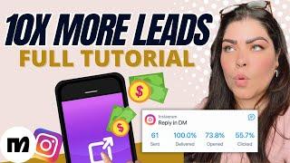 How To Set Up Manychat For Instagram + Generate 10x Leads (Full Tutorial 2024)