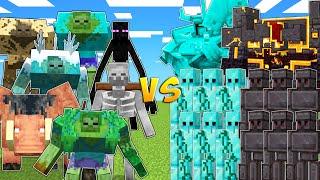 MUTANTS vs DIAMOND & NETHERITE ARMY