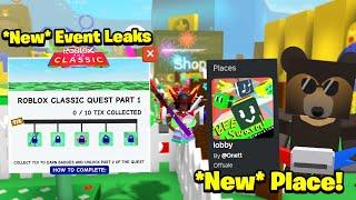 *New* Event Quests Part 1 Leak, Lobby Place By Onett, Is Sun Bear Coming Back? (Bee Swarm Simulator)
