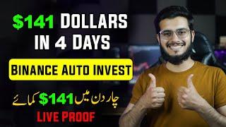 I Earned $141 from Binance - Binance Auto Invest Daily Profit | Binance Trading