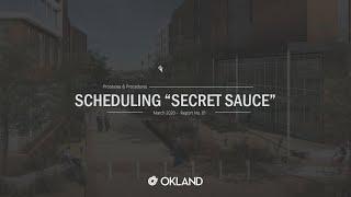 SCHEDULING SECRET SAUCE -  April ** OCC Executive Summary Global Activity Codes