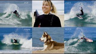 FRENCH FROLICK - Coco Ho, Steph Gilmore, Juliette Lacome and Maud Le Car Surfing In SW France