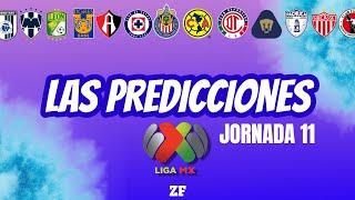 PRONÓSTICOS JORNADA 11 LIGA MX | APERTURA 2024 PREDICCIONES ZONA FUT