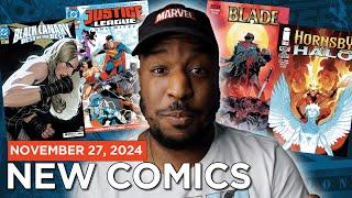 NEW COMIC BOOK DAY 11/27/24 | JUSTICE LEAGUE UNLIMITED #1, HORNSBY & HALO #1, BLACK CANARY #1