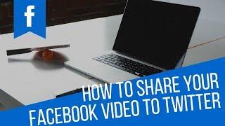 How to share Your facebook video to twitter || Rakesh Tech Solutions