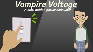 Kids Animation on Vampire Voltage - Why we should not use remote to power off #sciencefacts