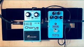 Boss CE-2w Chorus vs. MXR Analog Chorus - No Talking!