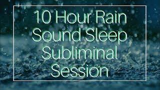 Be Happy & Have Fun - (10 Hour) Rain Sound - Sleep Subliminal - By Minds in Unison