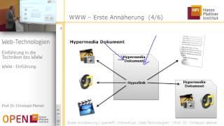 openHPI Kurs "Web-Technologien", Woche 1, Kapitel 1 - WWW-Einführung