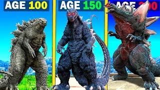 Surviving 200 Years As GODZILLA In GTA 5!