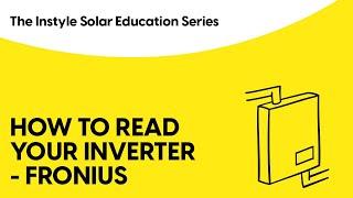 How to read your inverter - Fronius