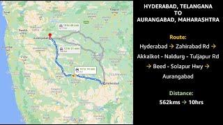 Hyderabad to Aurangabad Road Trip