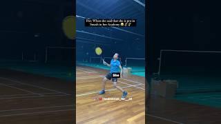 Me VS pro smasher  #badminton #badmintonlovers #badmintontraining #badmintonplayer #hardwork