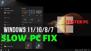 How To Fix Slow Computer Problems in Windows 10 PC - Slow PC Windows 10 Fix - 2022