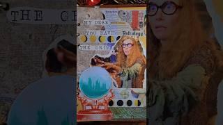 Professor Sybill Trelawney | ASMR Journal with Me #junkjournal #creativejournal #harrypotter