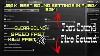 How to increase enemy foot sound 100% working | Best Audio Settings | PUBG MOBILE | BGMI 