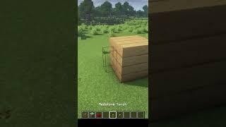 Minibuild 34 | Automatic fence door #minecraft #minecraftminibuild