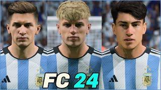 FC 24 | ALL ARGENTINA PLAYERS REAL FACES