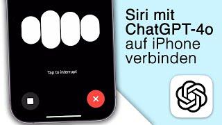 Siri mit ChatGPT-4o auf jedem iPhone verbinden - So geht's! [Apple Intelligence Alternative]