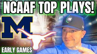  College Football Best Bets!  Top College Football Free Picks (EARLY GAMES) 9/7/2024