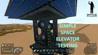 Simple INFINITE Space Elevator - Space Engineers