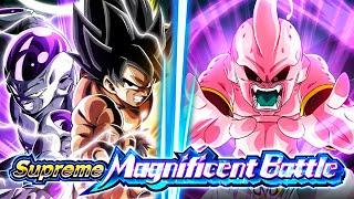 EZA STR KID BUU VS. GOKU & FRIEZA! SUPREME MAGNIFICENT BATTLE! (DBZ: Dokkan Battle)