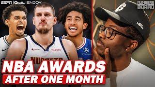 NBA Awards After One Month | Numbers On The Board