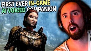 This AI Mod just transformed Skyrim forever | Asmongold Reacts